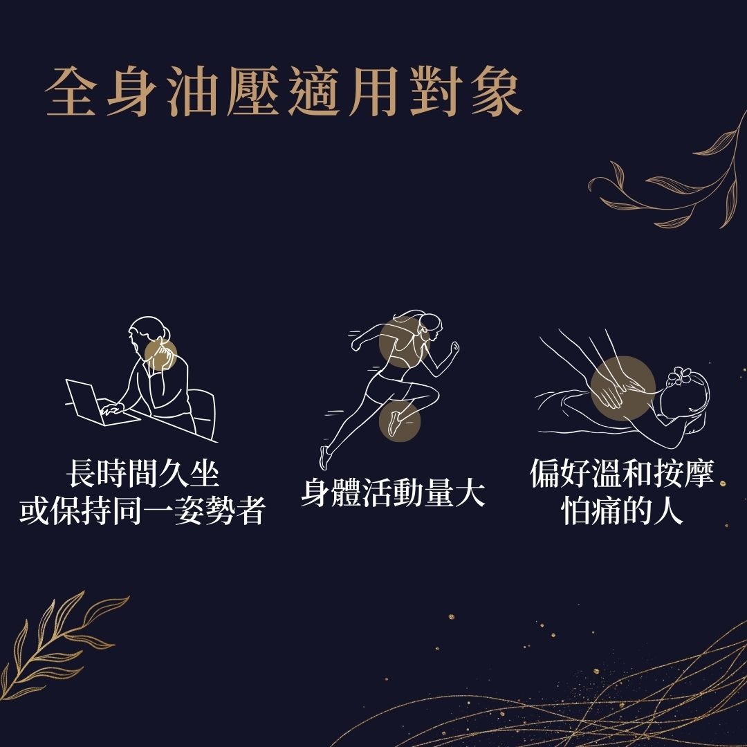 全身油壓適用對象