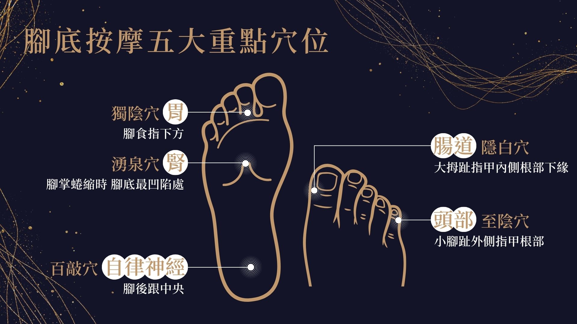 腳底按摩穴位